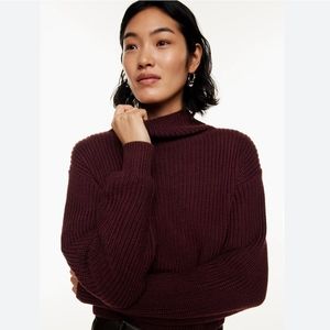 Aritzia Wilfred Montpellier Wool Knit Sweater Sz M